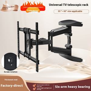 <span class=keywords><strong>Support</strong></span> de télévision en direct réglable de 55 à 85 <span class=keywords><strong>pouces</strong></span> pour hôtel à domicile Max VESA 640*400MM Charge maximale 40kg <span class=keywords><strong>Support</strong></span> <span class=keywords><strong>mural</strong></span> pour moniteur <span class=keywords><strong>TV</strong></span> - Product Image 6