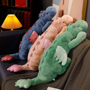 新しいスタイルのカスタム加重ぬいぐるみ動物ぬいぐるみ枕ディノ加重ロングピローギフト用 - Product Image 3