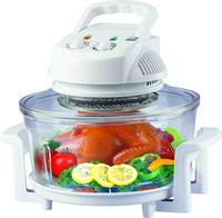 Four halogène à convection numérique électrique domestique 12L Four turbo à saveur de friteuse à air