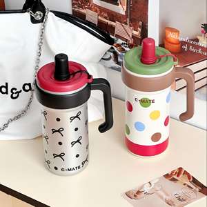 Seaygift mode mignon <span class=keywords><strong>chat</strong></span> dessin animé vide thermique isolé <span class=keywords><strong>tasse</strong></span> à café filles <span class=keywords><strong>infuseur</strong></span> à thé grand gobelet de glace <span class=keywords><strong>tasse</strong></span> avec poignée - Product Image 6