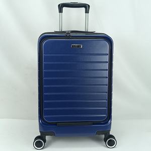 Luxury Boarding Suitcase Spinner Wide <b>Trolley</b> Front-Opening Accessible Luxury Case Mid-Mounted Extended <b>Trolley</b> Large - Product Image 3
