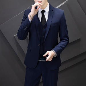 <span class=keywords><strong>Traje</strong></span> de Novio de Primavera, Nuevo, Corte Entallado, de un Solo Pecho, con Cuentas, de Tres Piezas, Estilo Coreano, Moderno, <span class=keywords><strong>para</strong></span> Boda, Padrino, Ropa Formal <span class=keywords><strong>para</strong></span> Hombre - Product Image 4