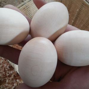 Hot Sale Wooden <strong>Egg</strong> Real Wood <strong>Egg</strong> <strong>Egg</strong> Shape Crafts - Product Image 3