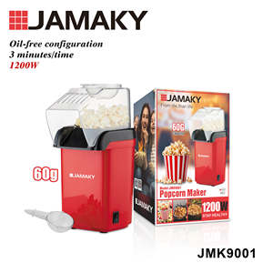 Máquina de Aperitivos Eléctrica de Alta Eficiencia de 1200 W, <span class=keywords><strong>sin</strong></span> <span class=keywords><strong>Aceite</strong></span>, de Aire Caliente, 60 g, Rápida, para el Hogar, Cocina, Máquina de Palomitas de Maíz - Product Image 5