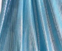 Tissu sergé métallisé imprimé à la feuille, extensible et pailleté, textile tissé scintillant pour robes de soirée, projets de mode créatifs, garçons