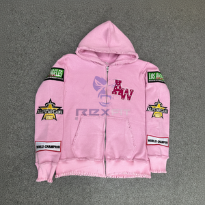 Coupe de préfet conception personnalisée le plus demandé sweat à capuche zippé bouffée imprimé fabriqué en usine prix bon marché sweats à capuche pour hommes - Product Image 1