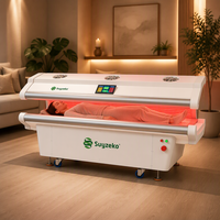 Système de bien-être Suyzeko 510K homologué 660nm 850nm pour le confort musculaire, la santé de la peau et le soutien à la récupération - Lit de luminothérapie rouge