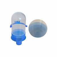 Mangeoire et abreuvoir automatiques pour pigeons, double usage, réglage de l'heure, étanche IPX5, écologique, design en plastique solide, course