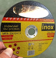 Roda pemotong ultra tipis, 5 "x1/25" x7/8 "5 inci populer di pasar cakram pemotong