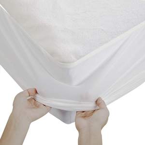 Hypoallergenic कपास टेरी पानी के सबूत बिस्तर रक्षक गद्दा कवर निविड़ अंधकार - Product Image 6