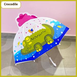 Parapluie à double usage de Cartoon Kidsren en vinyle de protection solaire 8K pour les jours de pluie ensoleillés Logo imprimé personnalisé enfants de maternelle mignons - Product Image 6