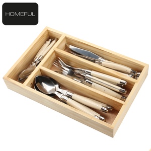 Couteau de <span class=keywords><strong>cuisine</strong></span> professionnel <span class=keywords><strong>Laguiole</strong></span>, couteau à steak, ensemble de couverts, qualité alimentaire, 24 pièces, ensemble de fourchettes et de <span class=keywords><strong>couteaux</strong></span> en acier inoxydable avec manche en ABS - Product Image 1