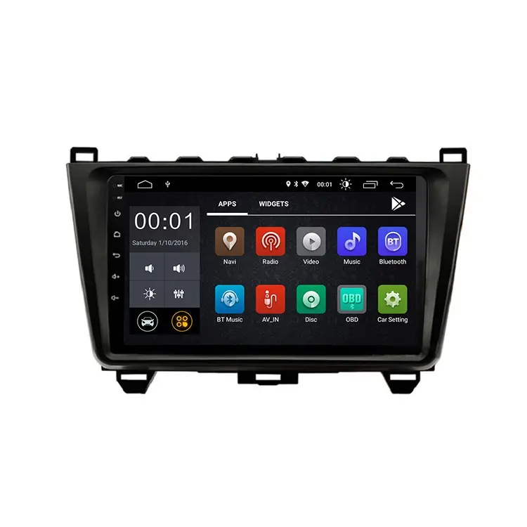 ZYC Android 11 Autoradio Multimedia Player Für Mazda 6 GH 2007-2012 Autoradio GPS Navigations kamera WIFI IPS Bildschirm Stereo RDS