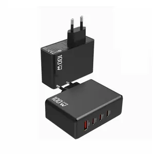 100 Вт usb c многопортовое зарядное устройство GaN usb type c pd mulit-port 3c1a 4 порта адаптер для зарядки 100 Вт