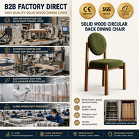 Chaises de salle à manger en bois massif de style français, chaises à dossier simples de style nordique pour la maison, tabourets de salle à manger pour petit appartement