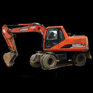 Excavadora de cadenas usada coreana de 14 toneladas Doosan DH150 con motor Doosan, sistema hidráulico completo, bomba de motor, caja de cambios, 2 años de garantía - Product Image 1