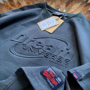 <span class=keywords><strong>T</strong></span>-<span class=keywords><strong>Shirt</strong></span> da Uomo OEM con Logo a Rilievo e Stampa a Sbuffo in Cotone Biologico Maglietta Oversize Tinta Unita Grafica Personalizzata in Rilievo <span class=keywords><strong>3D</strong></span> - Product Image 2