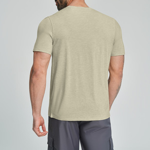 <span class=keywords><strong>Camiseta</strong></span> Deportiva de Manga Corta para Hombre, Personalizada, Mezcla de Lyocell y Lana <span class=keywords><strong>Merino</strong></span>, Transpirable, de Secado Rápido, para Deportes al Aire Libre, Running y Entrenamiento - Product Image 3