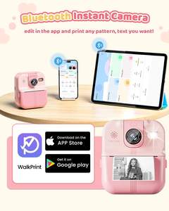 מצלמת אינטרנט מיני p02 hd מיני מצלמה עם צעצועי צילום תרמיים צעצועים דיגיטליים ילדים מצלמה מיידית - Product Image 6