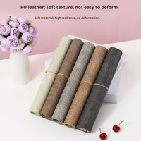 Vente en gros de sets de table en cuir minimalistes nordiques, double face, imperméables, résistants à l'huile, résistants à la chaleur, écologiques, durables, réutilisables