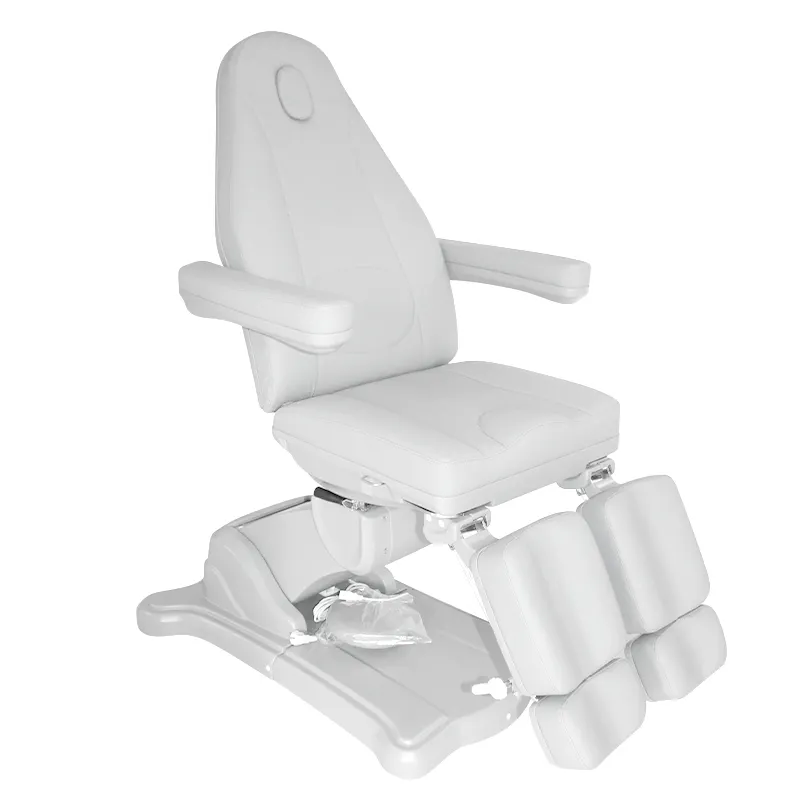 WB6672A Chaise de pédicure avec 5 moteurs Équipement de salon de beauté Lit de beauté électrique rotatif