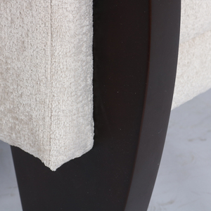 Sofá de tres asientos de madera de tela recta simple de lujo para el hogar de diseño moderno para muebles de sala de estar de hotel - Product Image 5