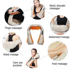 Dispositivo de masaje de cuello 6D masajeador de cuello Shiatsu de columna Cervical con calefacción infrarroja - Product Image 2