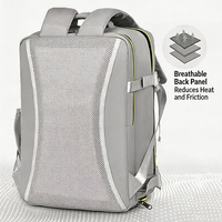 Sac à dos de voyage Oxford imperméable grande capacité avec logo personnalisé, style simple, pour étudiants et ordinateurs portables