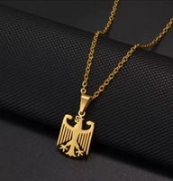 Collier croix simple en acier inoxydable portrait de jésus pour hommes revêtement PVD imperméable bambou pour les fêtes en gros