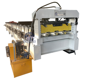 Máquina Perfiladora de Rollos para Pisos, Máquina Perfiladora de Láminas Metálicas para Pisos, Máquina Perfiladora de Acero para Pisos Metálicos - Product Image 1