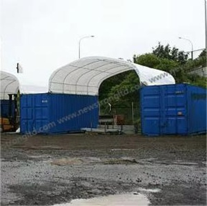 6M Rộng Ngoài Trời Lắp Ráp Nhanh Container Canopy/Container Nơi Trú Ẩn - Product Image 1