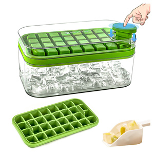 <span class=keywords><strong>2</strong></span> trong 1 dễ dàng phát hành Nhà Bếp Pop nhựa <span class=keywords><strong>ICE</strong></span> CUBE Tray Set cấp thực phẩm Stackable <span class=keywords><strong>Ice</strong></span> làm khay với nắp bin và <span class=keywords><strong>Ice</strong></span> <span class=keywords><strong>Scoop</strong></span> - Product Image 1