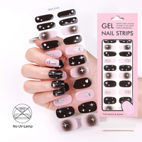 Chine usine OEM service dernière conception perceuse tridimensionnelle décorer autocollant pour ongles en gel sans cuisson durcir sans lampe UV