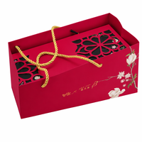 Boîte à double couche personnalisée avec couvercle rabattable, revêtement UV, logo estampé à chaud et tiroir intégré pour bijoux, cosmétiques, parfums, cadeaux