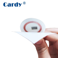 125KHz T5577 stiker RFID gulungan tembaga Tag frekuensi rendah Label putih kosong