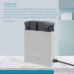 [YX] Pengisi Daya Dajiang AVATA <span class=keywords><strong>2</strong></span> Pengisian Daya Dua Arah Pengisi Daya USB Pengendali Jarak Jauh Aksesori untuk Bahan Plastik - Product Image 2