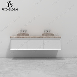 Meuble-lavabo de salle de bain en marbre durable et écologique fabriqué à partir de matériaux recyclés - Product Image 2