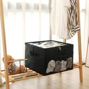 16-Grid có thể gập lại vải giày hộp lưu trữ hình chữ nhật hình dạng PVC trong suốt chống bụi Nắp xử lý tổ chức Lưu trữ giày - Product Image 4