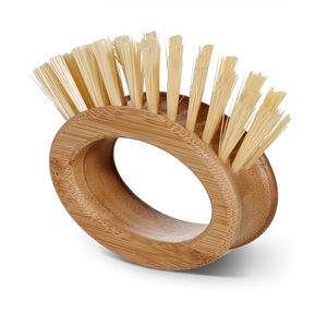 Masthome Bamboo Washing Wood Dish <strong>Brush</strong> Washer Annular Handle <strong>Vegetable</strong> Fruit Kitchen Cleaning <strong>Brush</strong> - Product Image 4