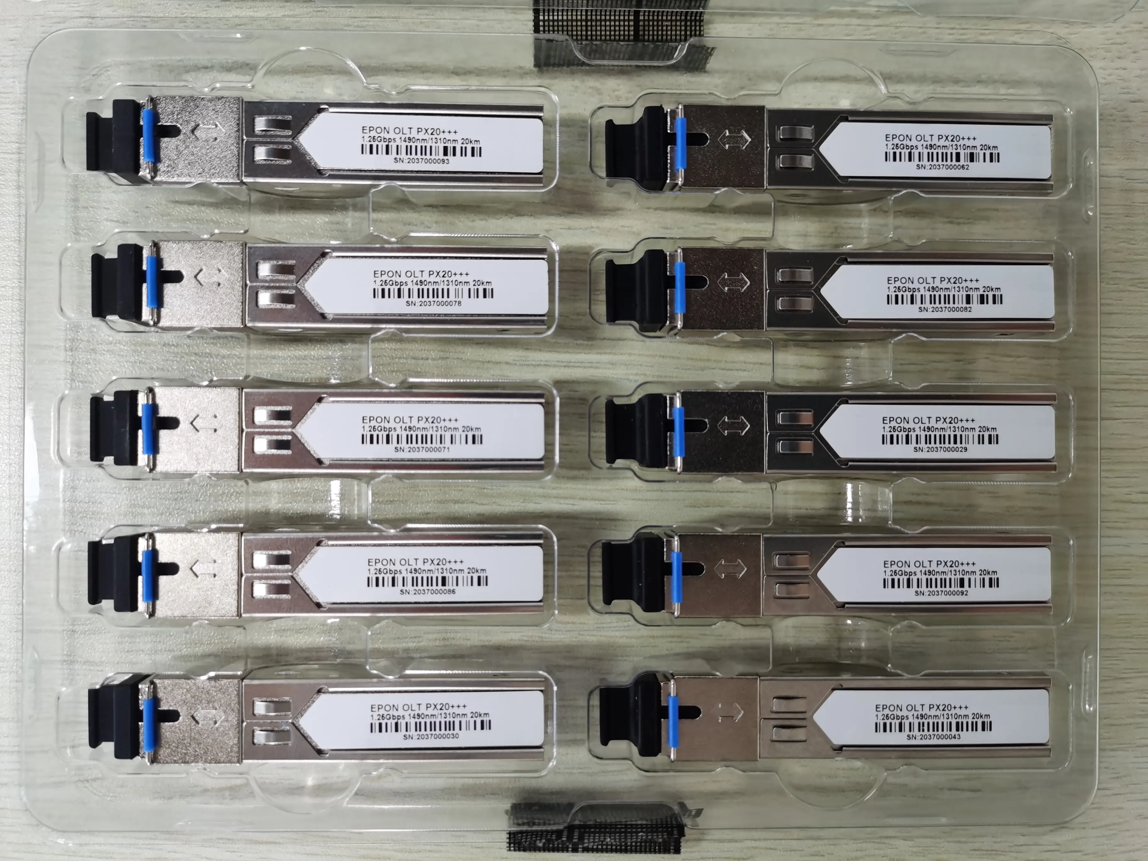 100 adet 7db SFP moudules px20 + + + pon modülleri ile uyumlu diğer marka OLT