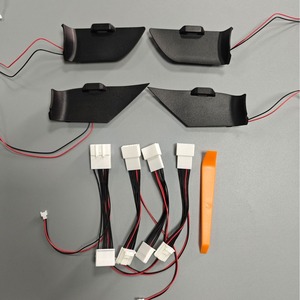 Pour Toyota Camry 9ème génération : Lampe LED de poignée de <span class=keywords><strong>porte</strong></span>, éclairage d'ambiance de console centrale, lampe d'ambiance <span class=keywords><strong>intérieure</strong></span> monocolore automatique - Product Image 1