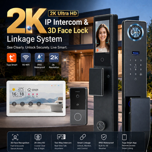 Sistema <span class=keywords><strong>de</strong></span> Entrada Inteligente Hiwink 2K con Cerradura <span class=keywords><strong>de</strong></span> Identificación Facial 3D, Intercomunicador con Video y WiFi, Compatible con Alexa y Google Home, Solución <span class=keywords><strong>de</strong></span> <span class=keywords><strong>Seguridad</strong></span> para Viviendas - Product Image 1