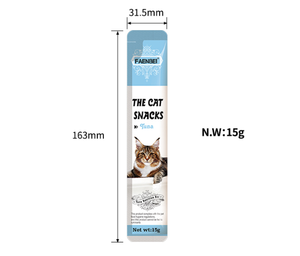 Suministro de fábrica OEM, bocadillo húmedo de pollo, 15g, <span class=keywords><strong>comida</strong></span> y golosinas para gatos, delicioso bocadillo para mascotas con sabor a carne de res - Product Image 6