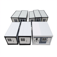 Maison en conteneur en acier industriel pour entrepôt/atelier, utilisation en exposition avec des unités d'échantillons personnalisées