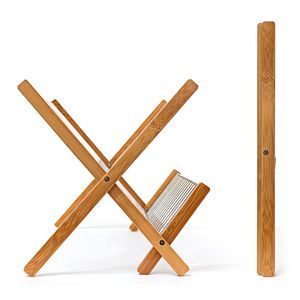 Égouttoir à vaisselle pliable en acier inoxydable pour comptoir de cuisine - Product Image 2
