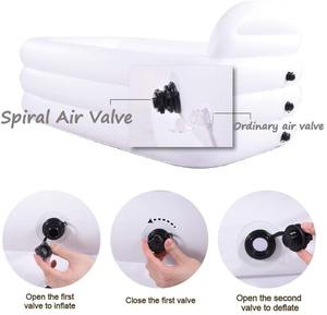 Baignoire Portable <span class=keywords><strong>gonflable</strong></span> pour l'extérieur, baignoire blanche Durable, avec grand dossier, pour le <span class=keywords><strong>Spa</strong></span> à la maison - Product Image 6