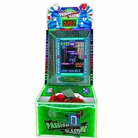 Machine de jeu d'arcade à monnayeur pour tir au ballon en intérieur, machine de lancer de ballon et de frappe sur cible avec récompense par ticket pour enfants, pour parc d'attractions