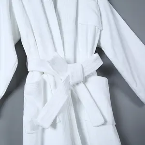 女性性感优质珊瑚绒纯棉酒店奢华浴袍冬季奢华浴袍