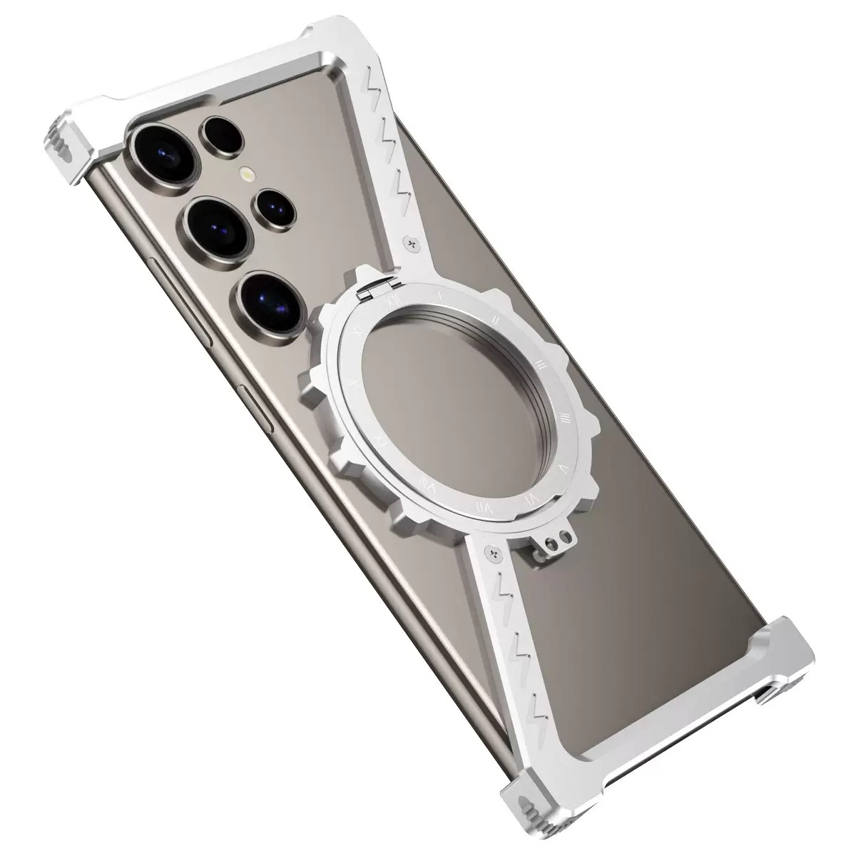 Argent [coque de support d'engrenage en Z]]