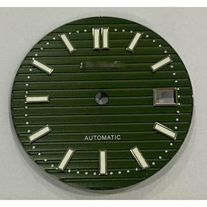 Cadran de montre lumineux vert robuste de 28,5 mm, accessoire de remplacement parfait pour les montres mécaniques NH35 NH36 pour modèles Nautilus - Product Image 2